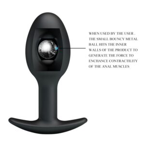 PLUG ANAL SILICONA CON BOLA INT