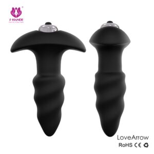VIBRADOR PLUG ANAL LOVE ARROW - 10CM X 7CM X 3CM